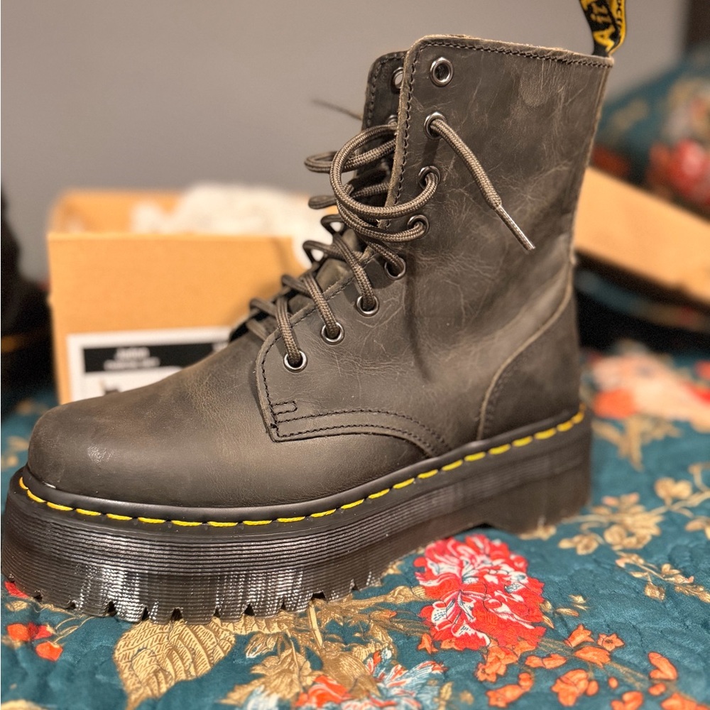 Dr. Martens Charcoal Combat Boots